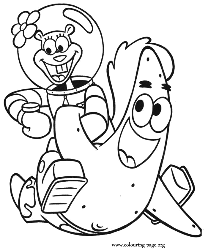 Plansa de colorat cu Spongebob 94 113